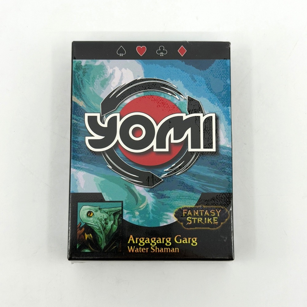 Yomi Fantasy Strike Argagarg Garg Water Shaman Card Game Sirlin Games  NEW